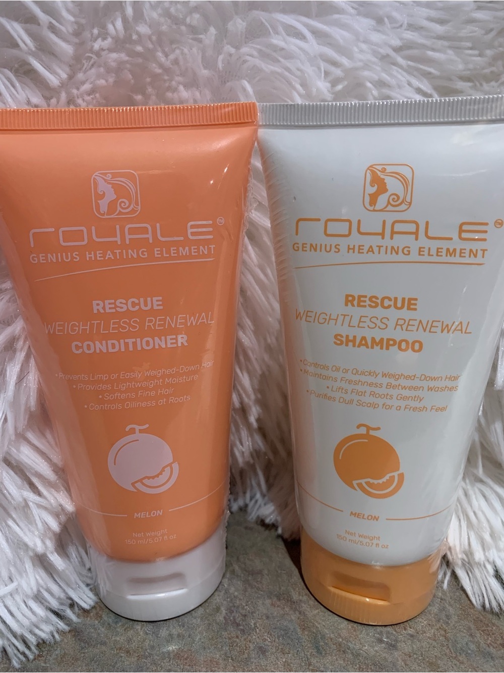 Rescue Weightless Renewal Body Wash - Melon Scent (Peach/White)